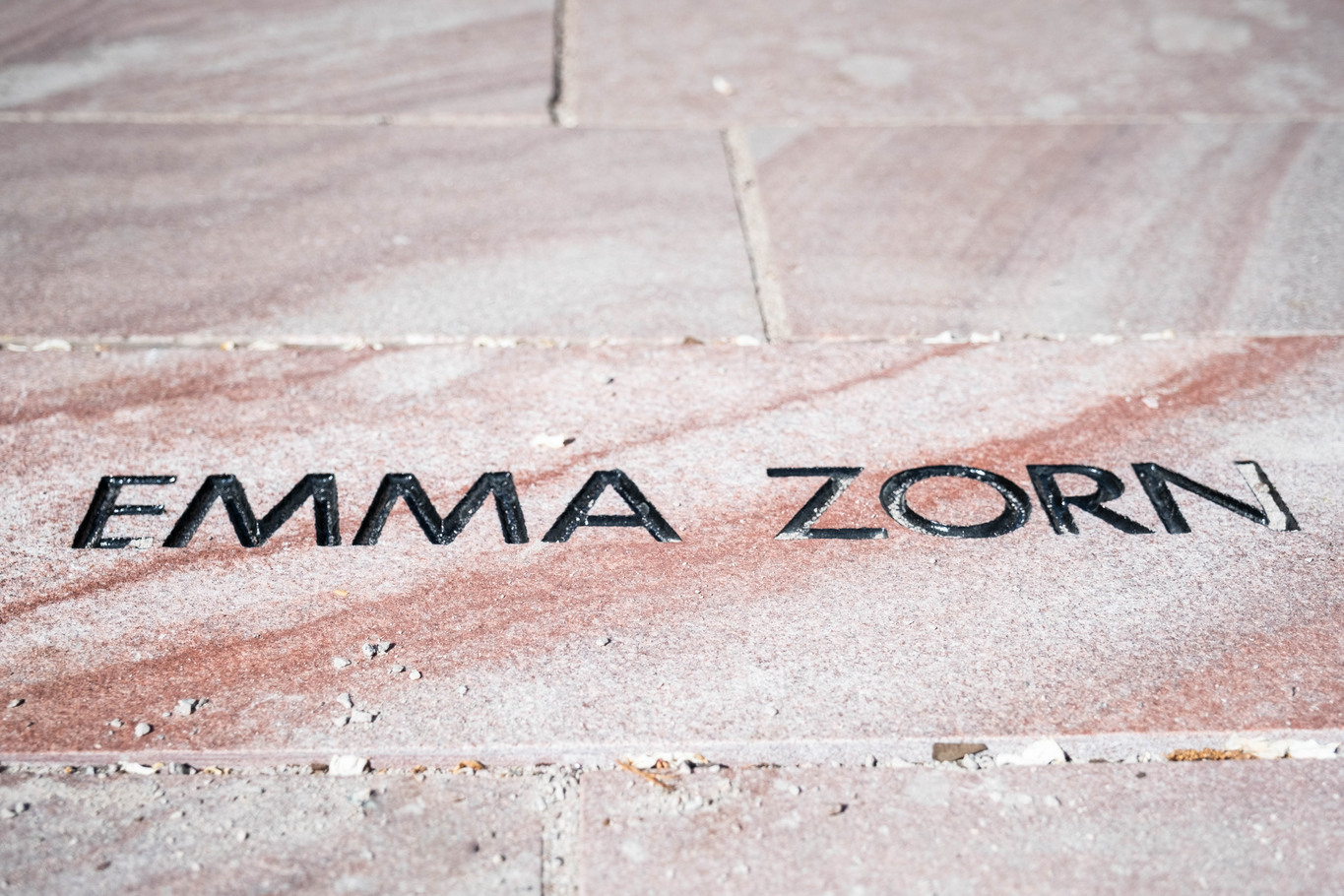 Emma Zorns sten på Moras Walk of Fame