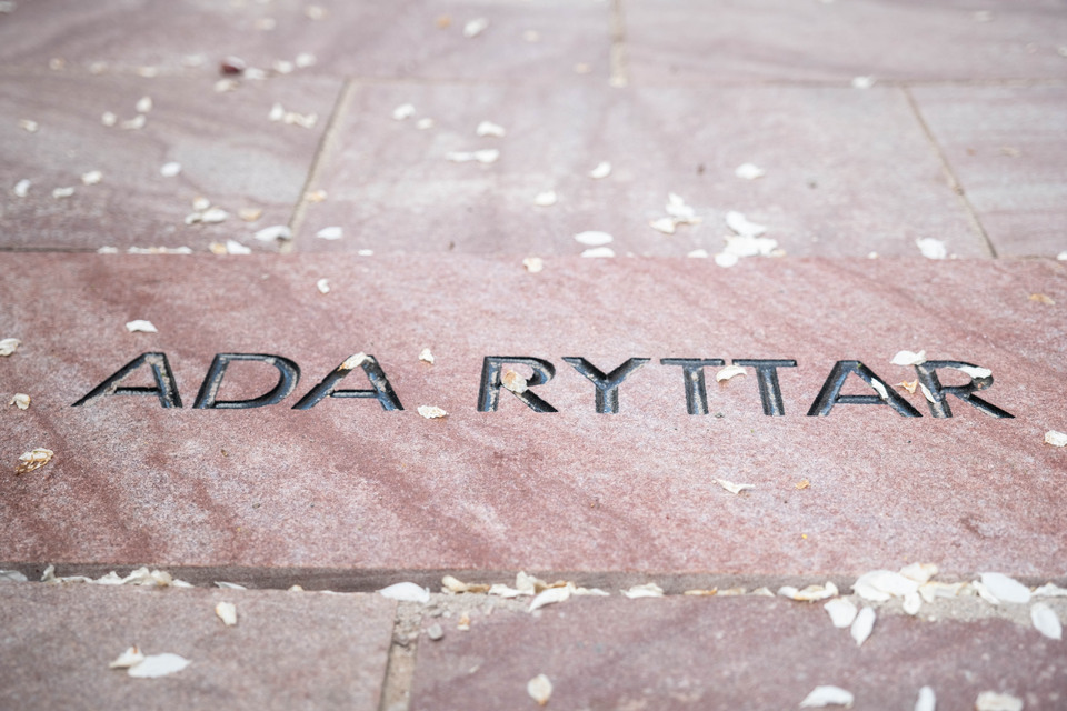 Ada Ryttars sten på Moras Walk of Fame